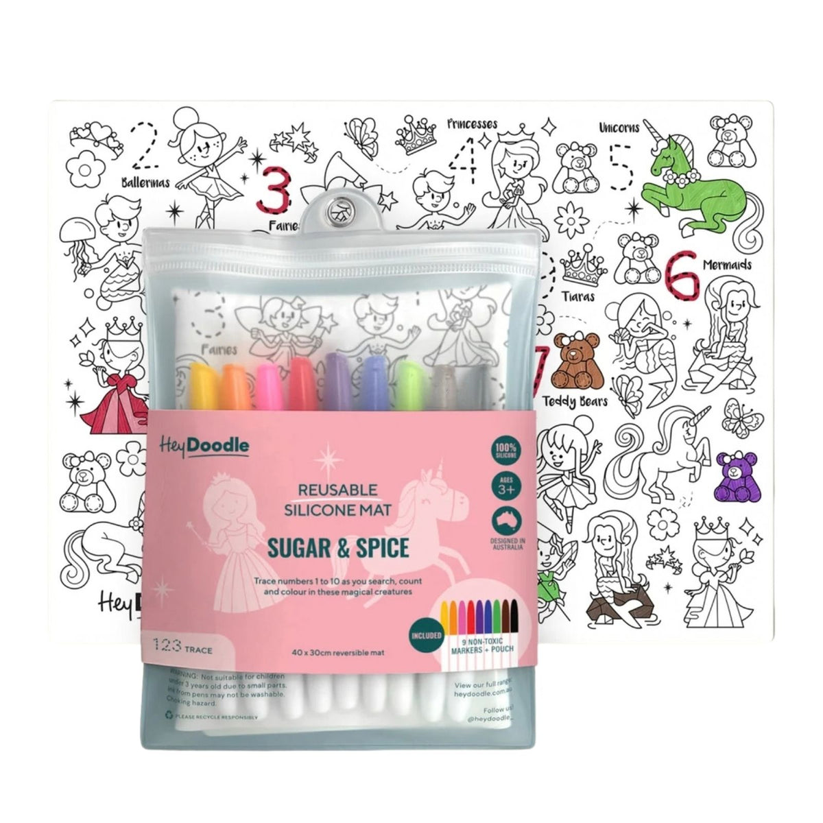 Sugar & Spice Classic Coloring & Doodle Mat