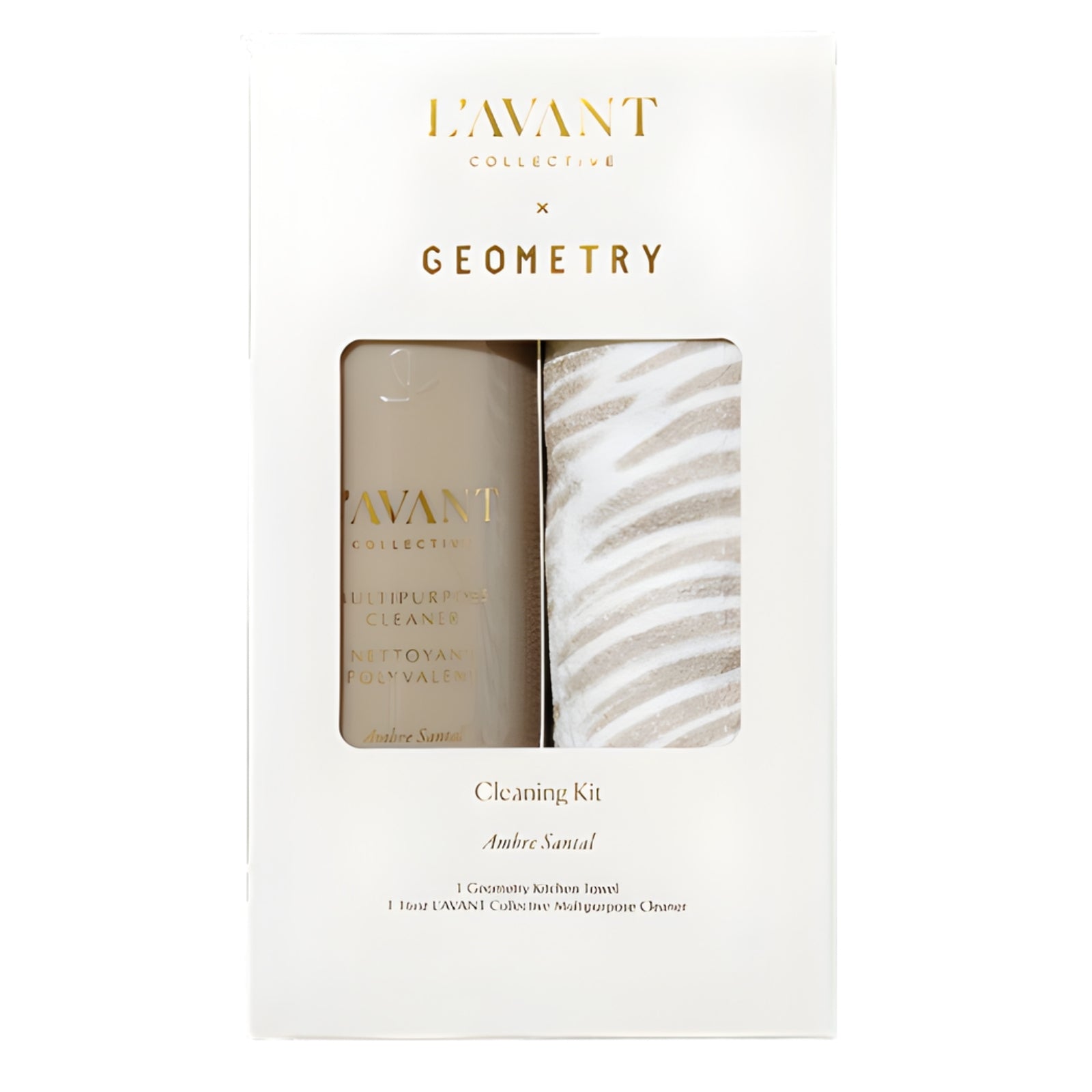 L'AVANT x Geometry Cleaning Kit Ambre Santal