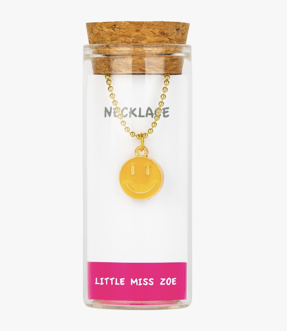 Necklace in a Bottle - Smiley