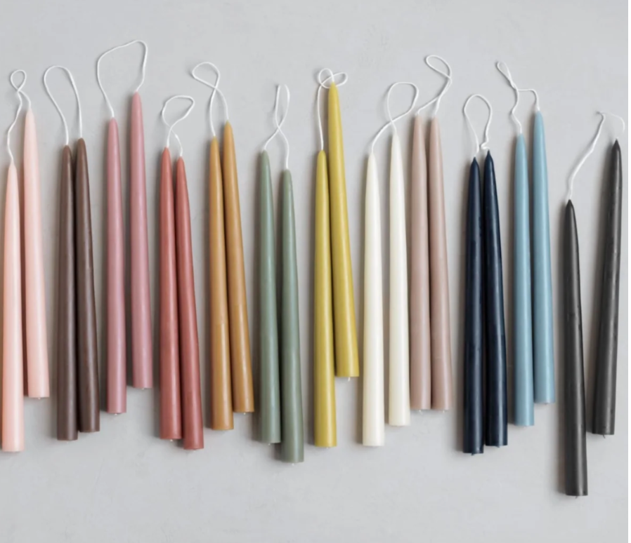 Pair of 9" Taper Candles