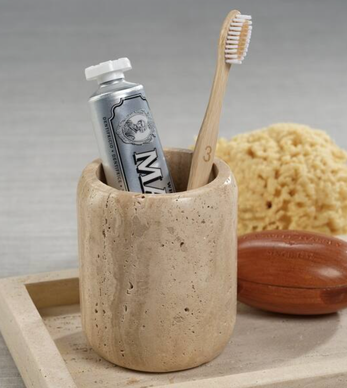 Travertine Marble Tumbler