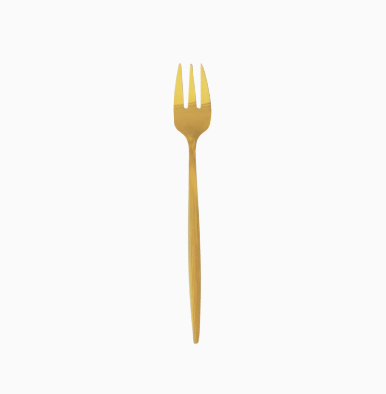 Gold Cocktail Fork