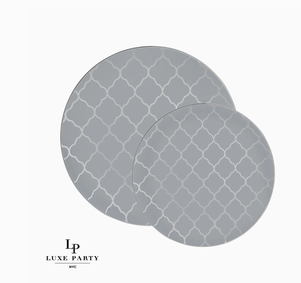 Gold Round Plastic Plates | 10 Pack