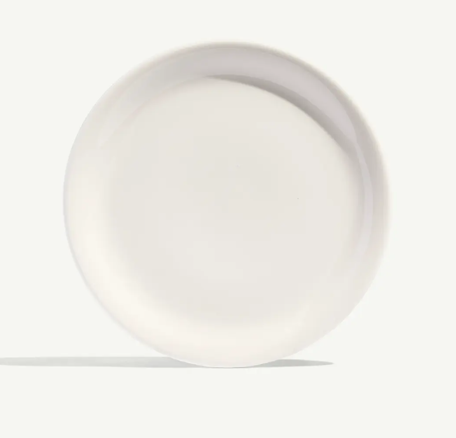 Set of 4, 8'' Appetizer Plates - White