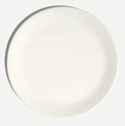 Set of 4, 10.5'' Dinner Plates, White