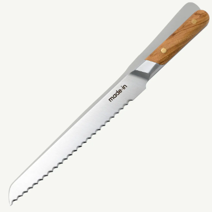 9” Bread Knife - Olive Wood