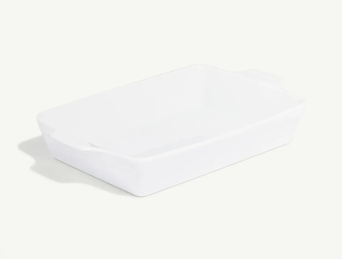 9 x 13” Rectangular Baking Dish - White