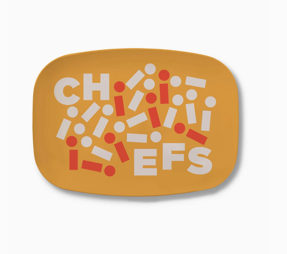 Chiiiefs Melamine Platter
