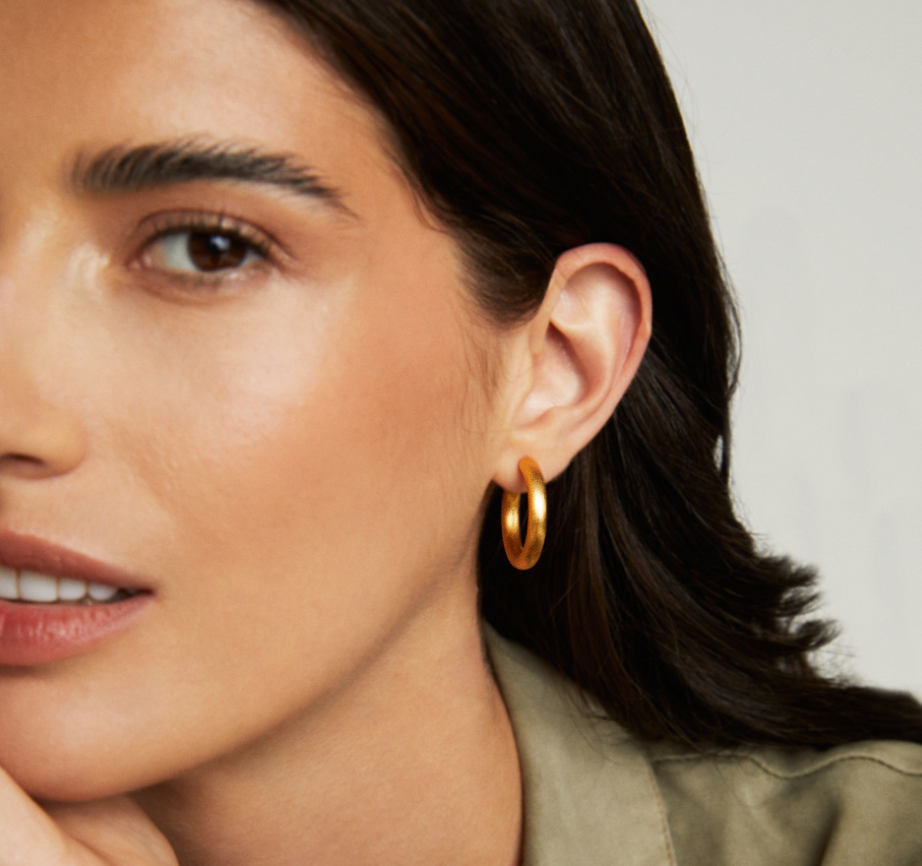 Mini Dune Hoop Earrings