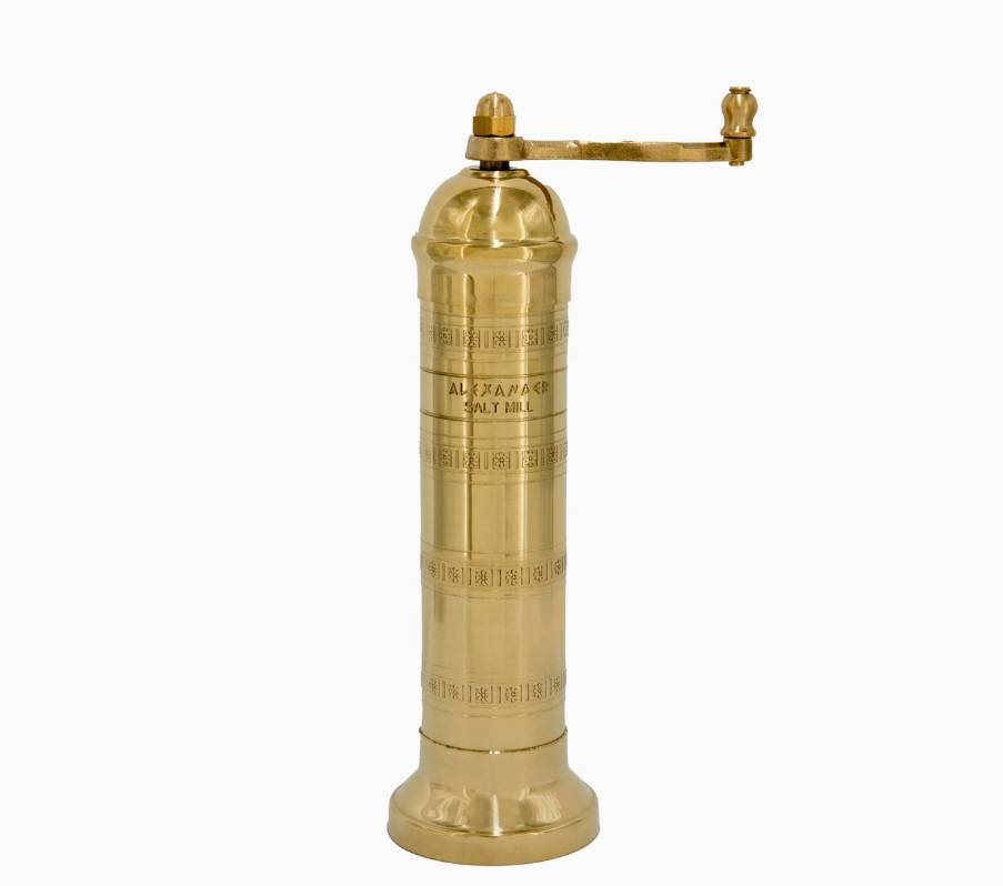 Brass Salt Mill 8"