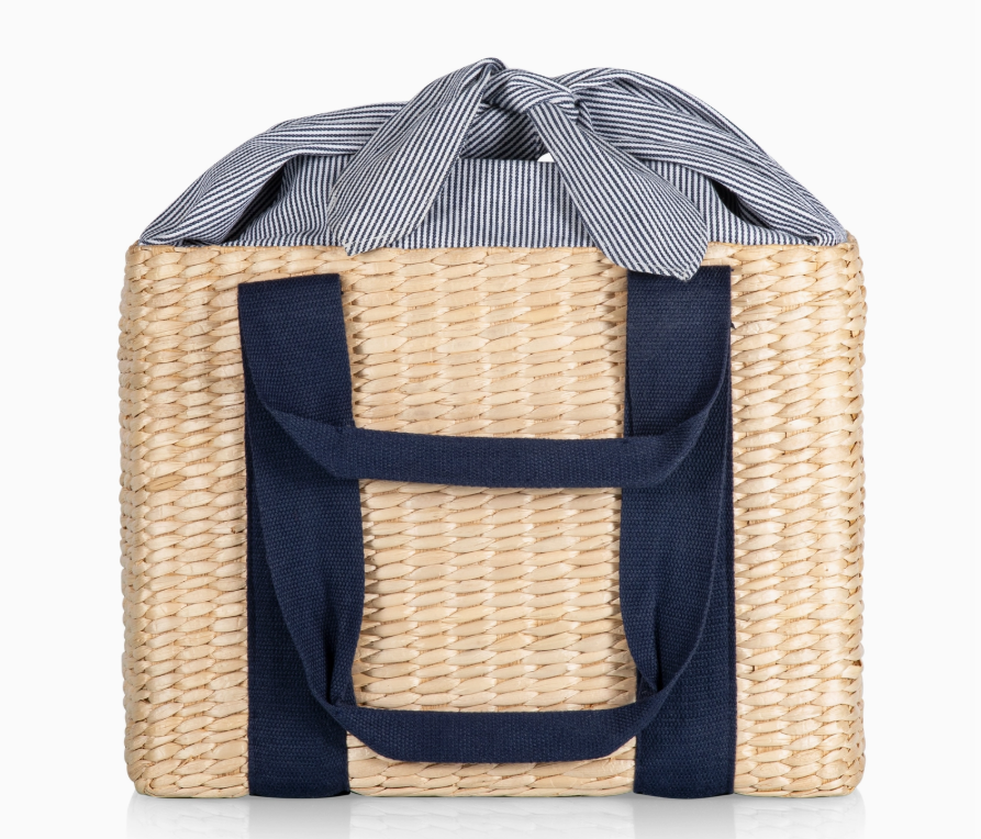 Parisian Picnic Basket Navy Blue