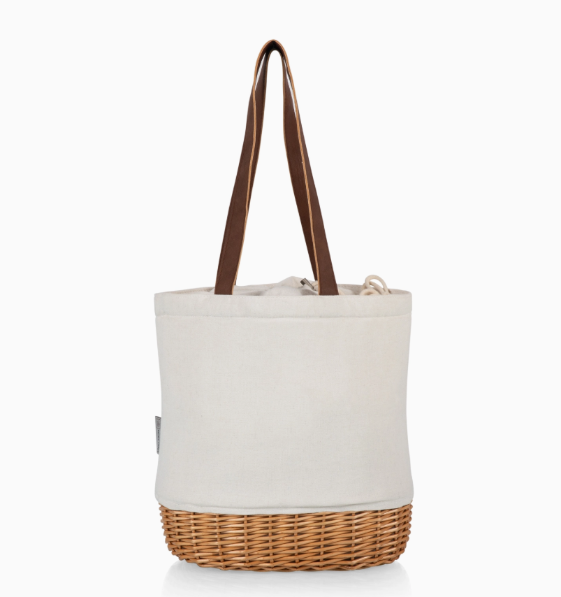 Insulated Basket Tote Natural