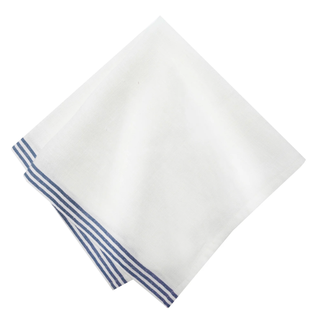 Alsace white & blue napkins-set of 4