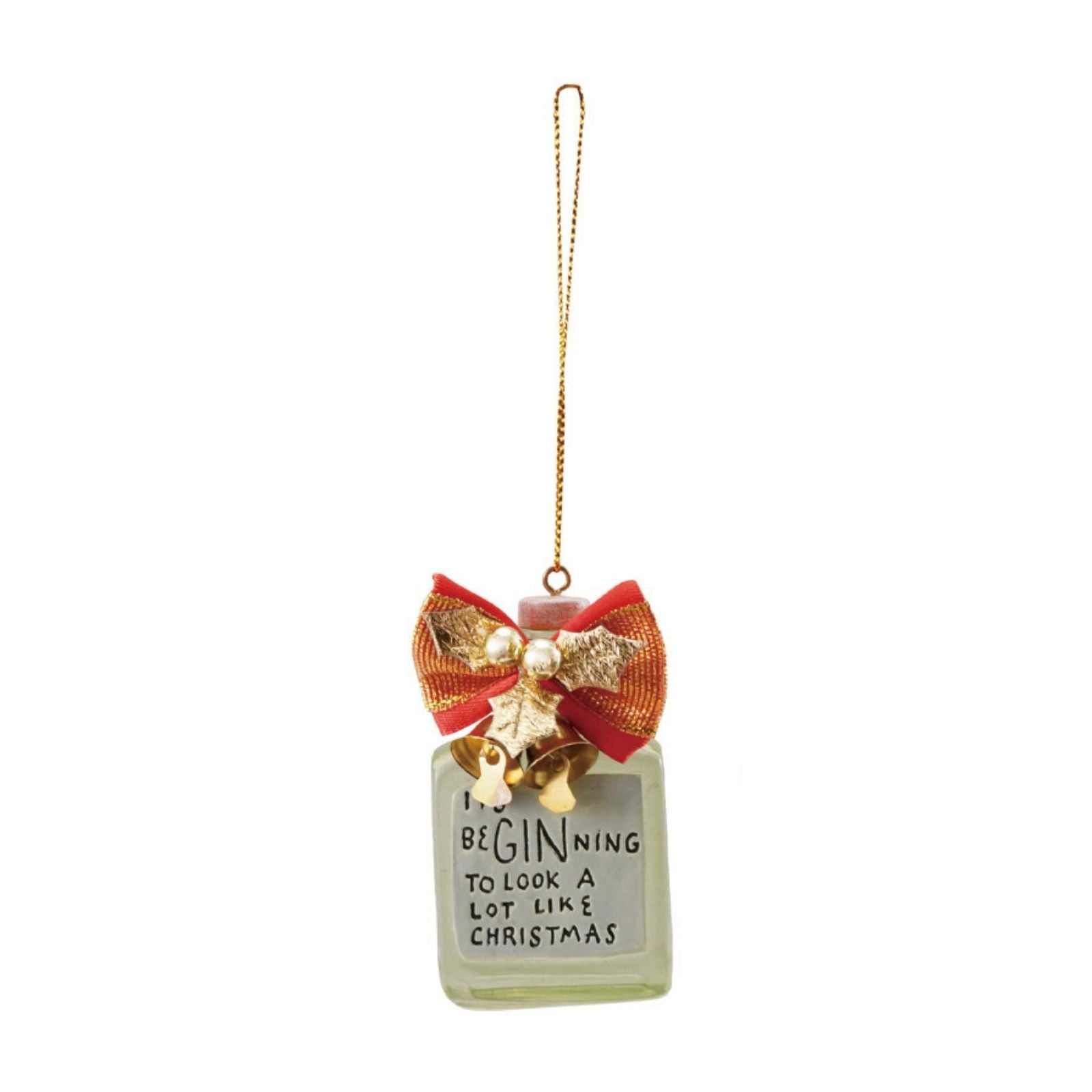 Gin Bottle Ornament