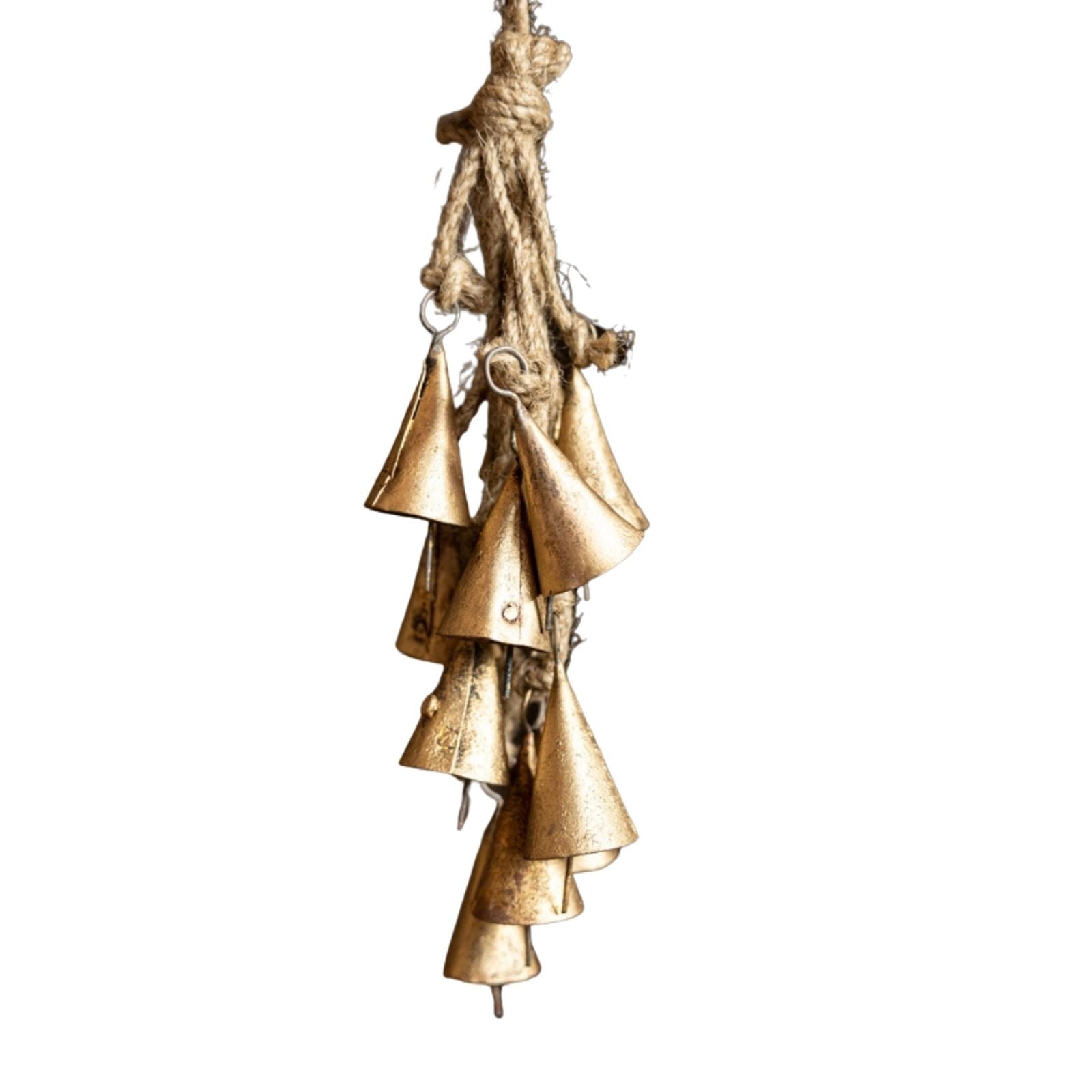 Tapered Brass Bell Cluster Small