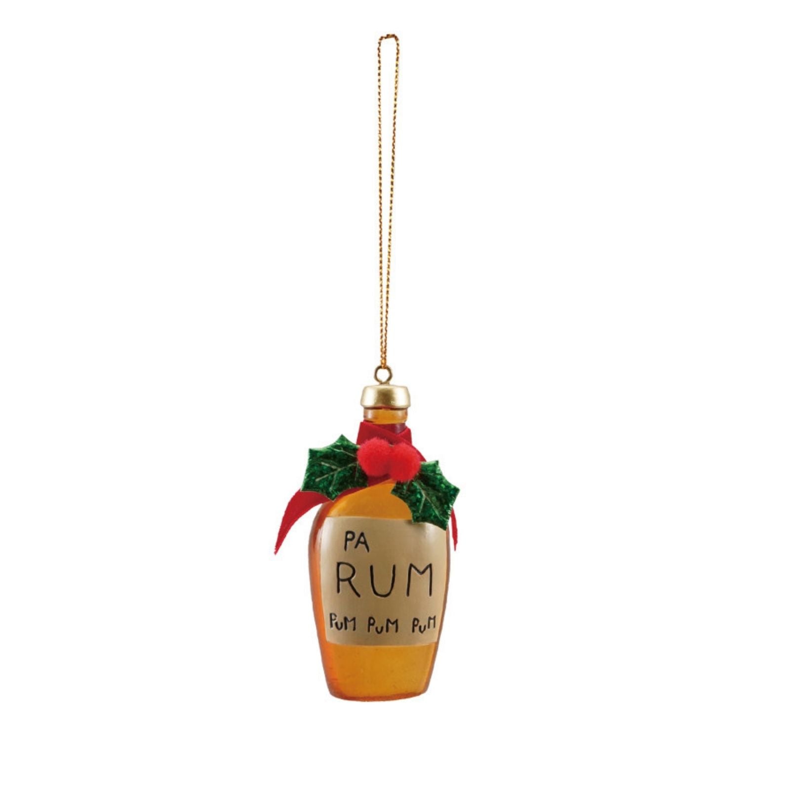 Rum Bottle Ornament
