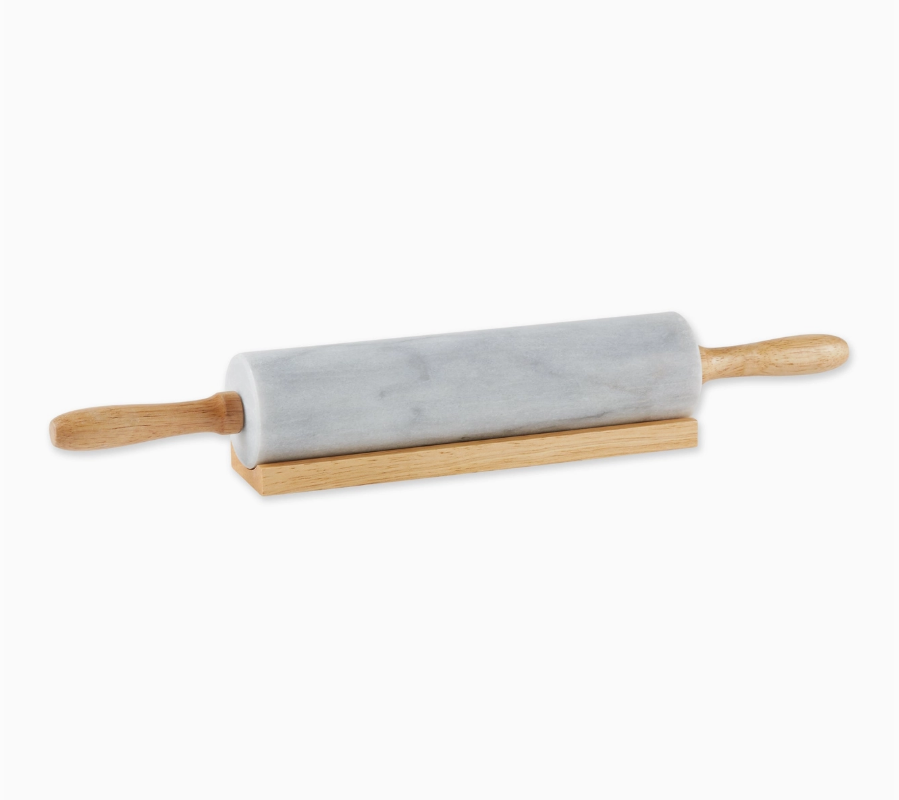 White Marble Rolling Pin