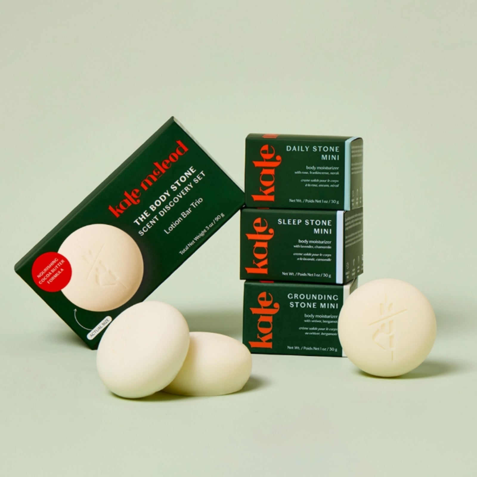Body Stone Lotion Bar Trio