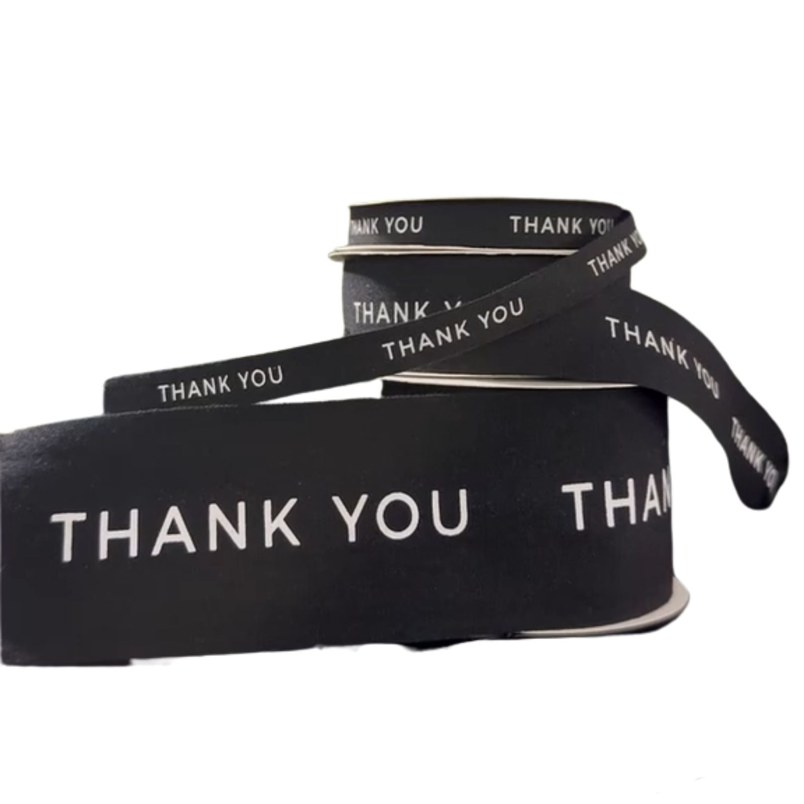 Thank You Ribbon Black Small