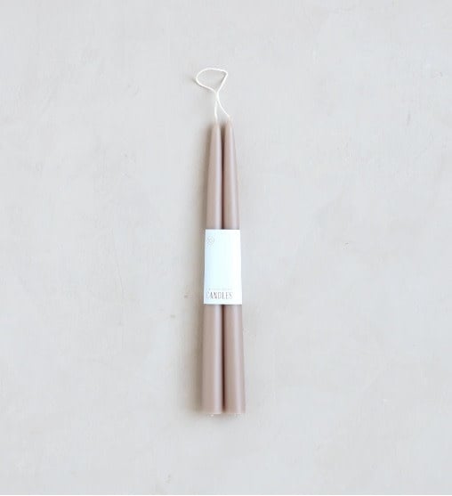 Pair of 12" Taper Candles