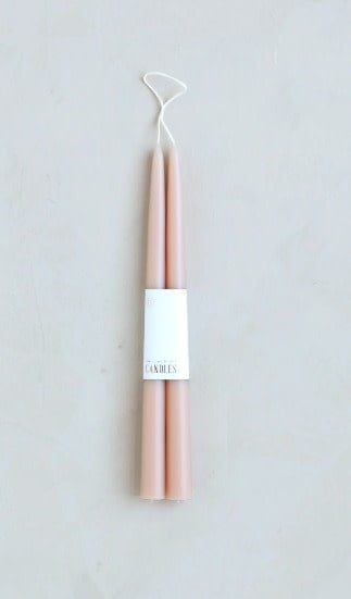 Pair of 12" Taper Candles