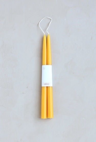 Pair of 12" Taper Candles