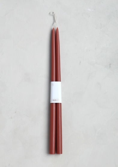 Pair of 18" Taper Candles