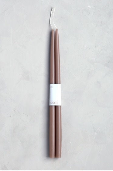 Pair of 18" Taper Candles