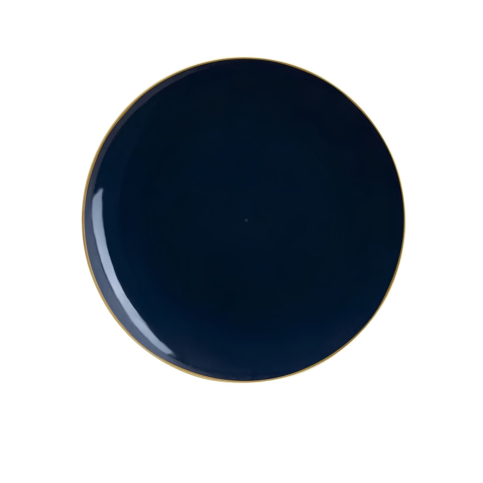 Gold Round Plastic Plates | 10 Pack