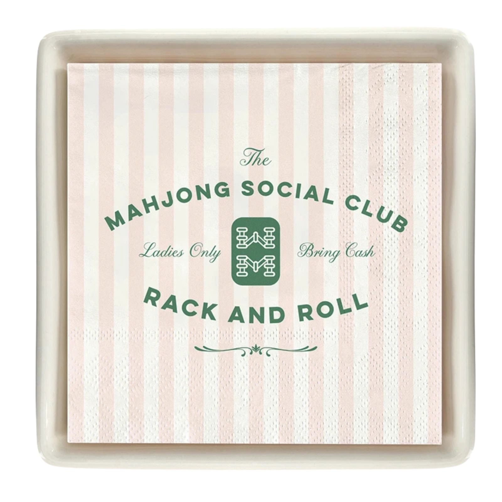 Napkin & Tray - Mahjong Club