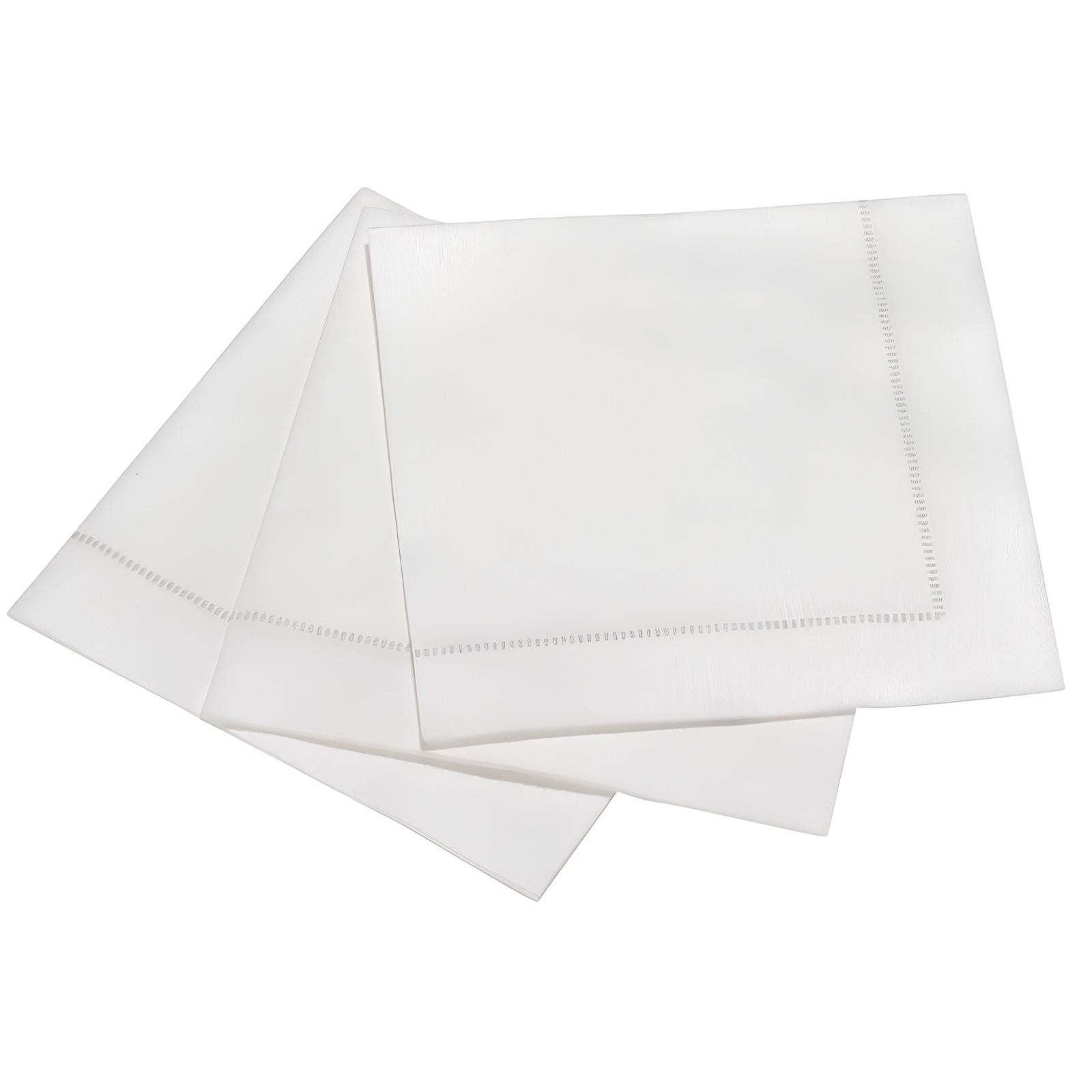 Hemstitch Dinner Napkin Grey