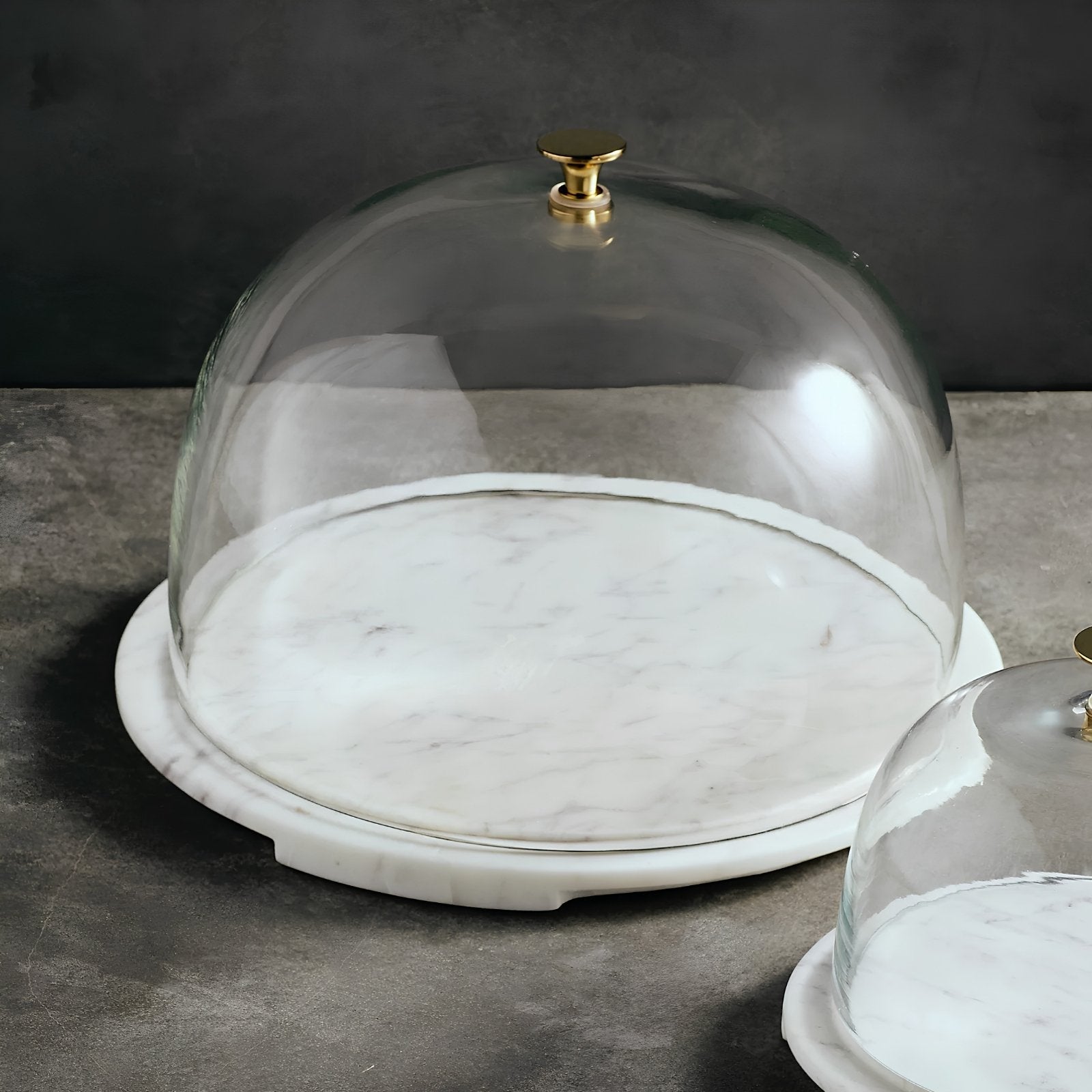 Cova Marble Base Dome Large