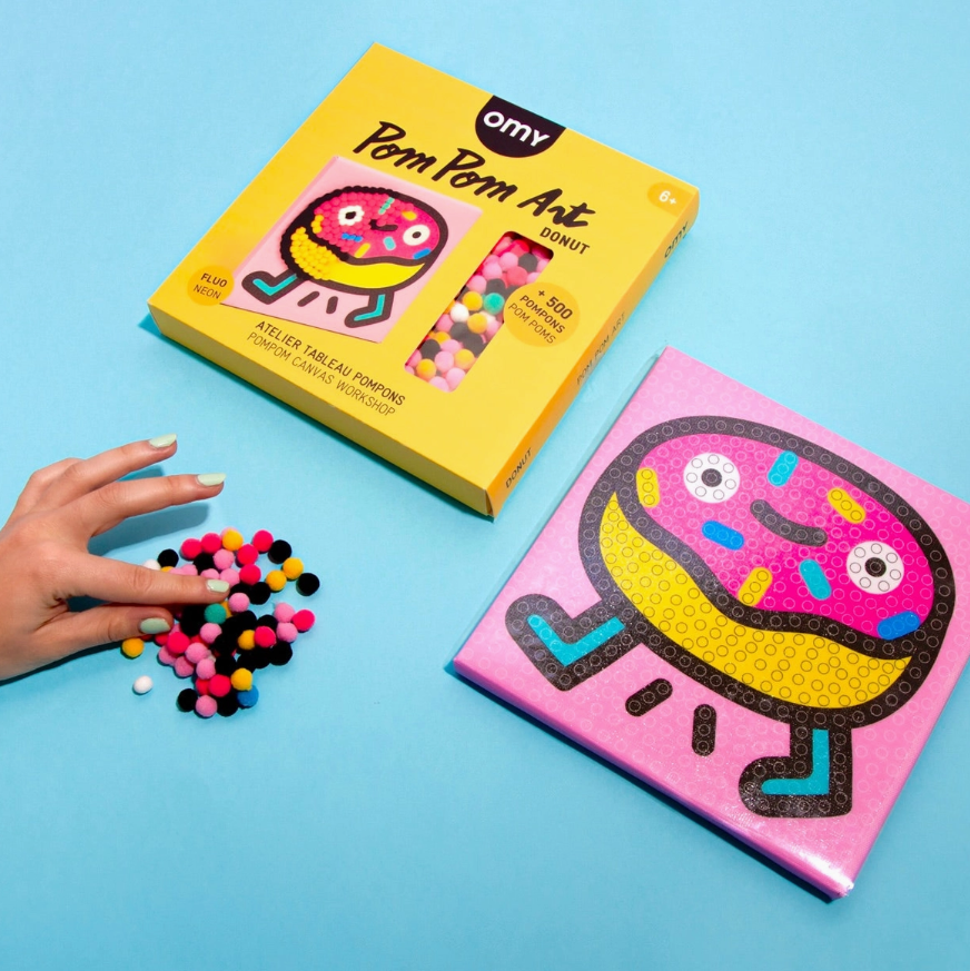 Donut - Pom Pom Art