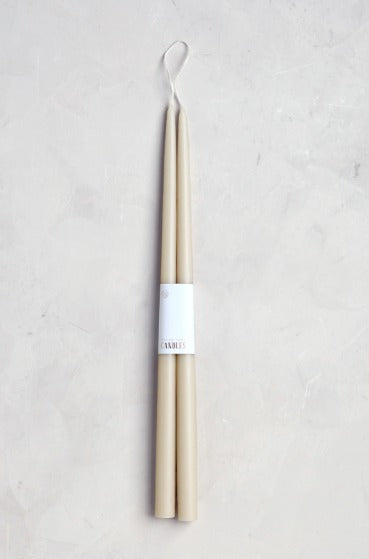 Pair of 18" Taper Candles