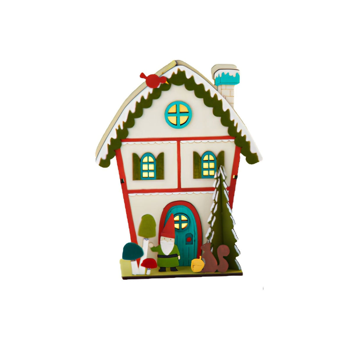 Gnome House Blue Door