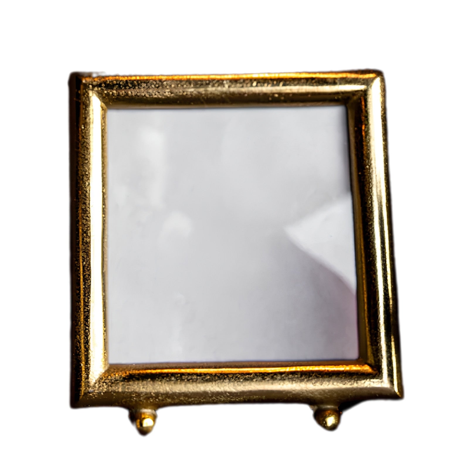 Brushed Brass Photo Frame Square