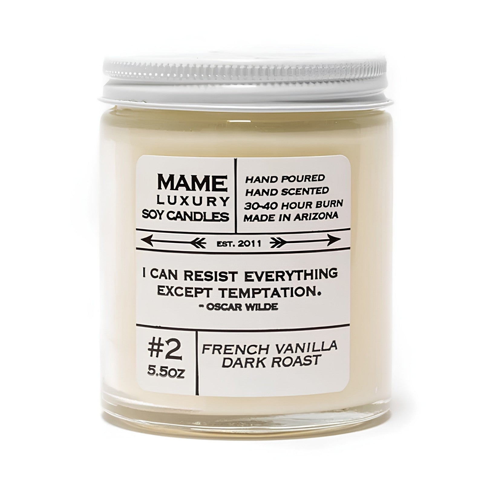 #2 Dark Roast French Vanilla Candle