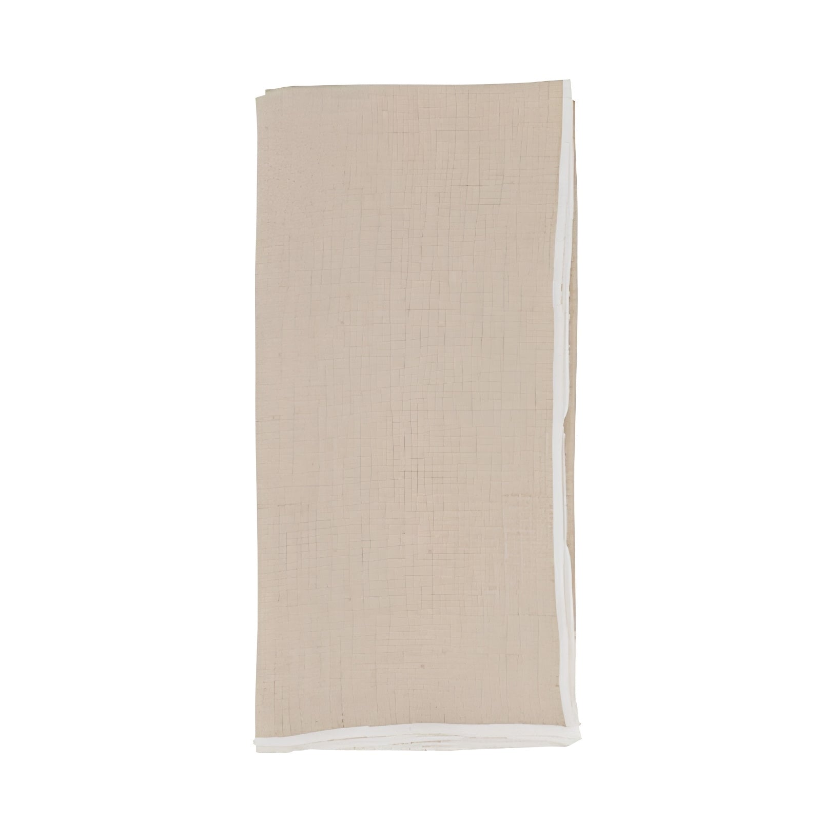Stonewashed Stitch Border Napkin Natural