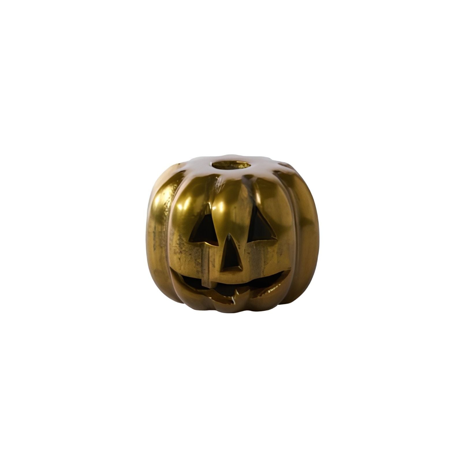Carved Pumpkin Candleholder