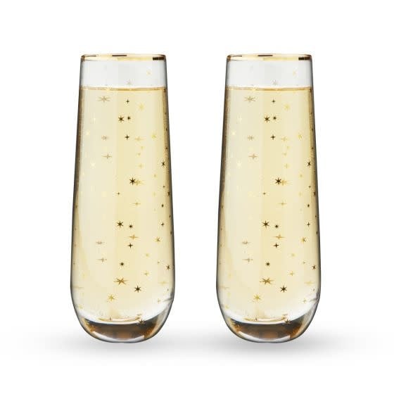 Starlight Stemless Champagne Flute