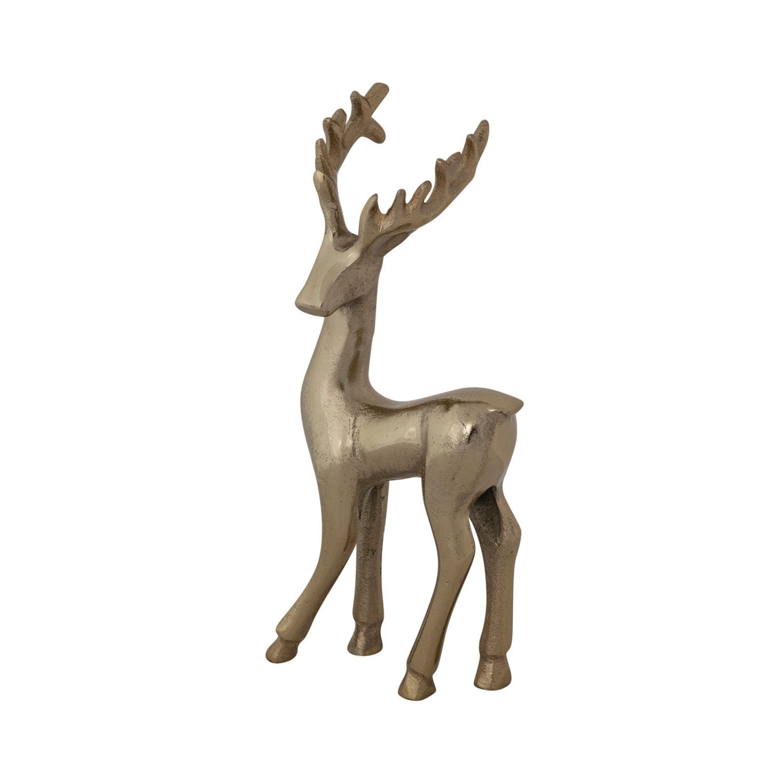 Deer Figure Antlers - Gold Small