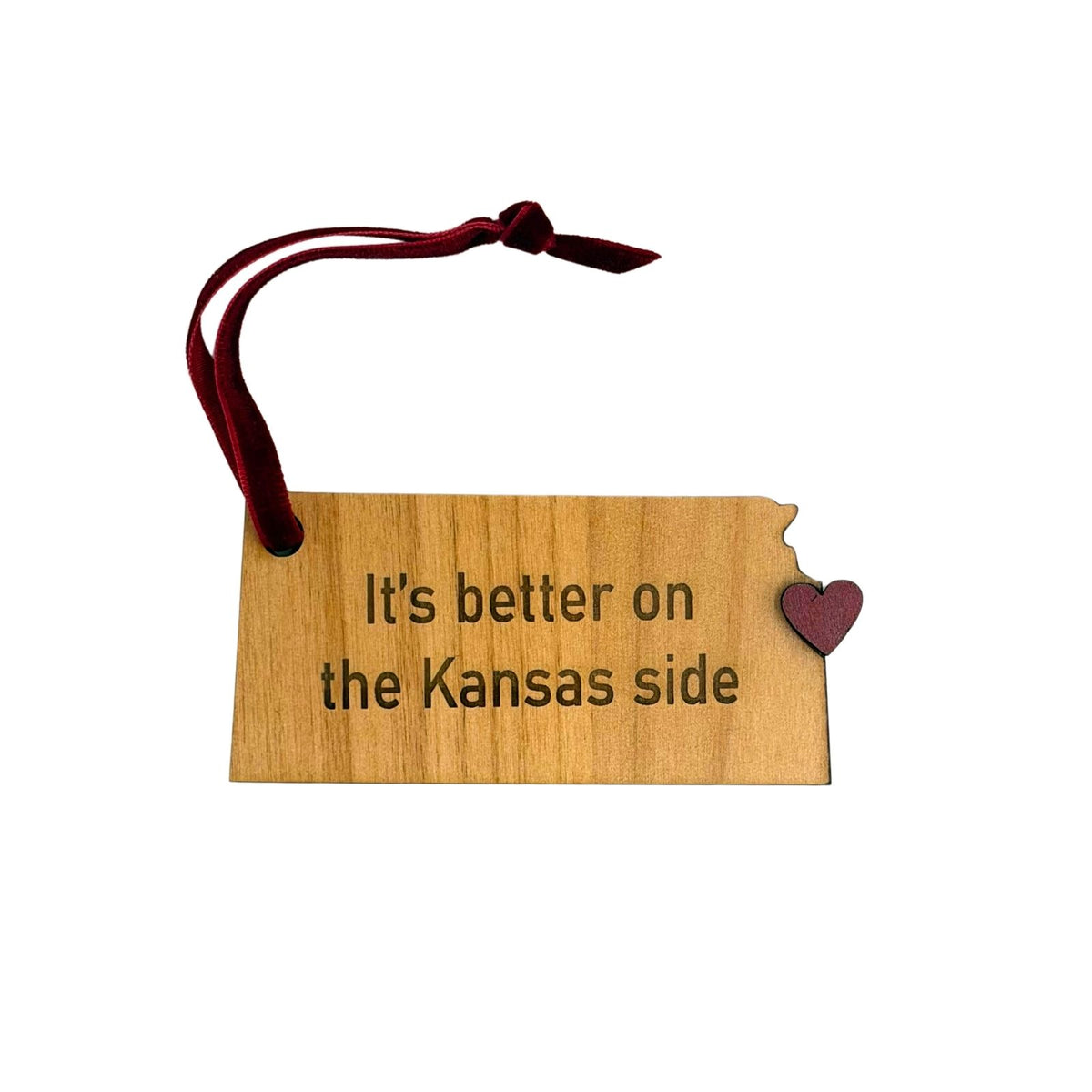 Better On The KS Side Ornament