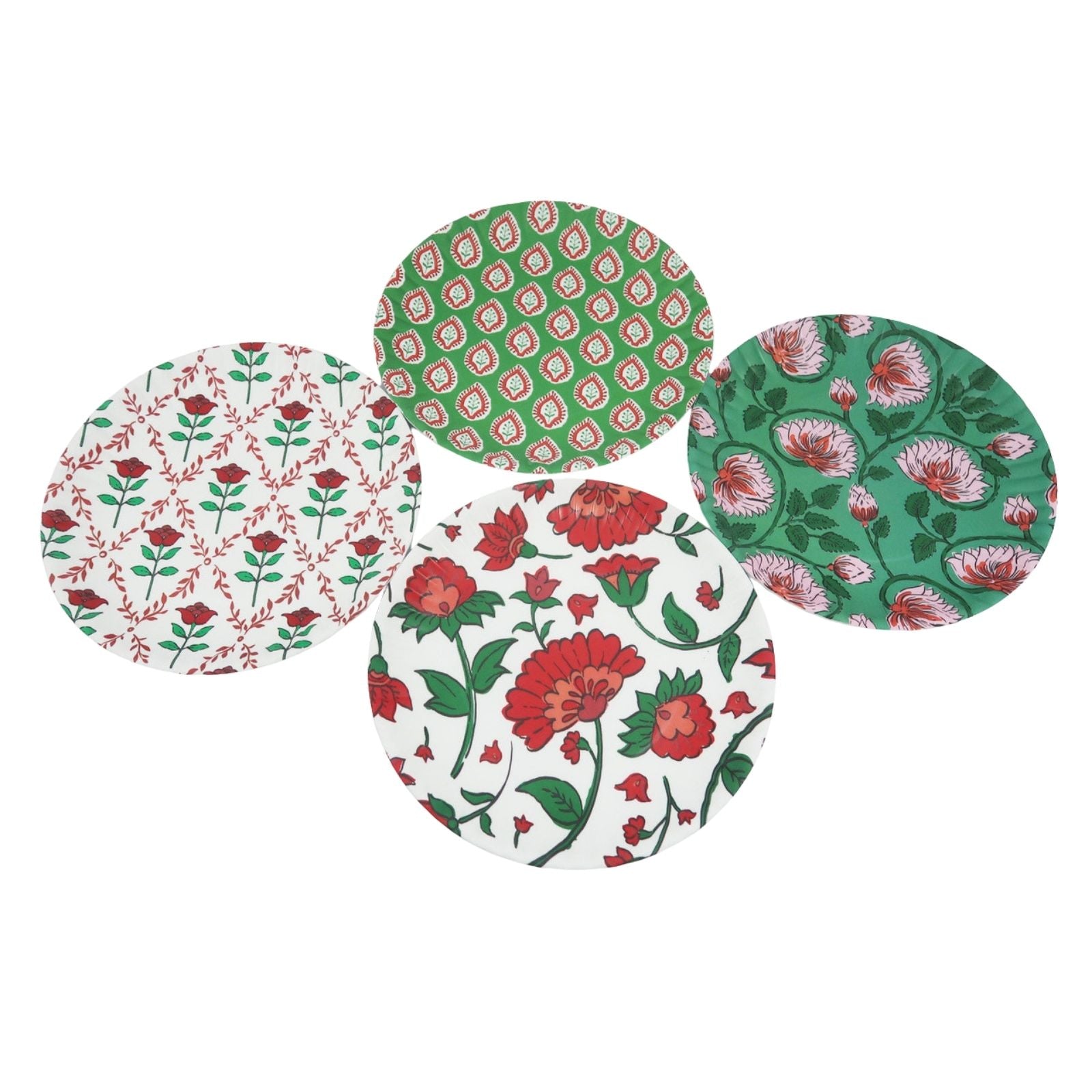 Spice Trail Melamine Plates Set of 4