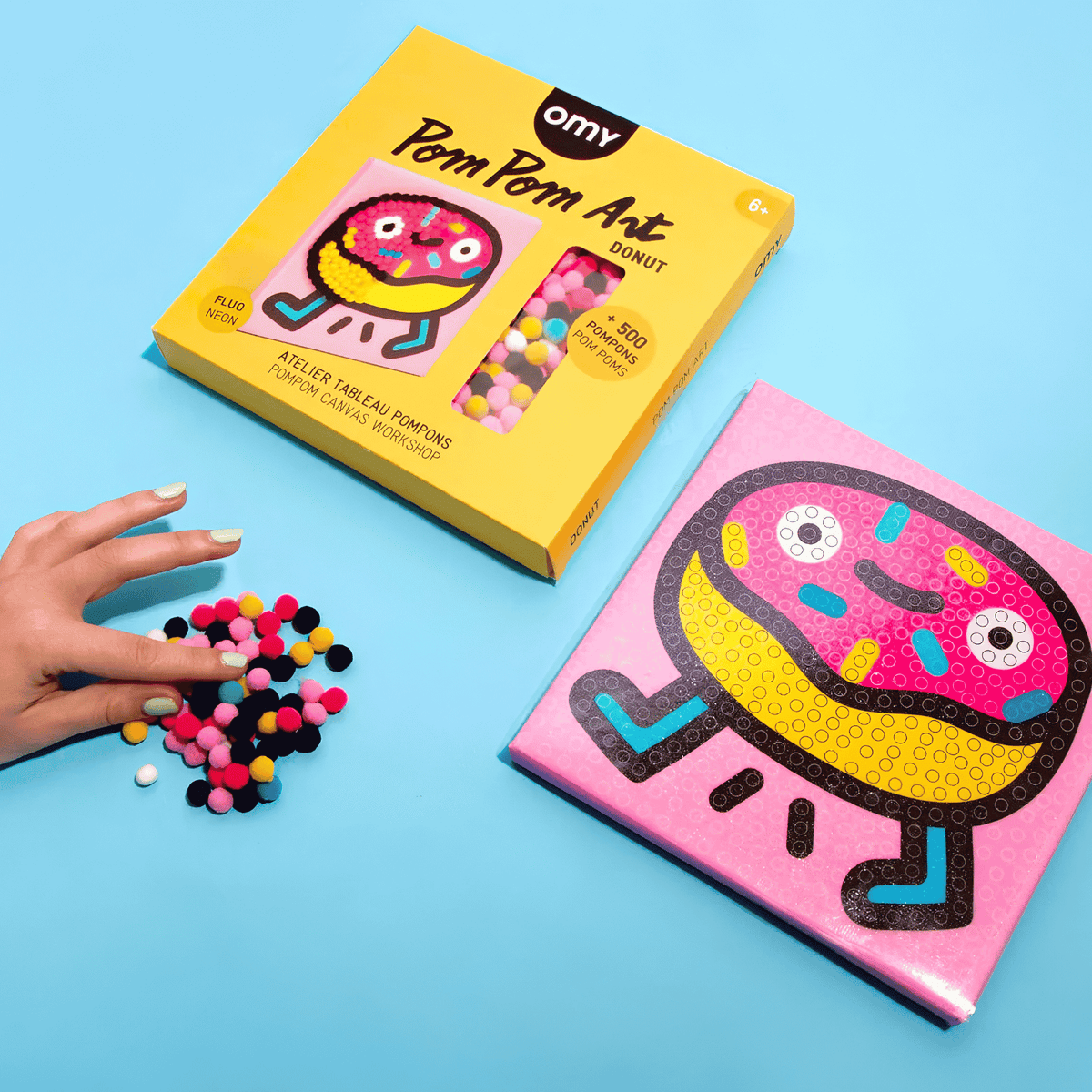 Donut - Pom Pom Art