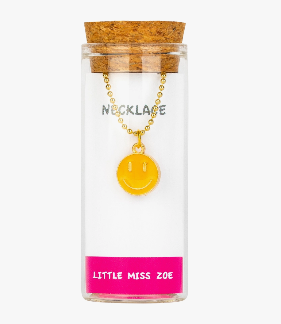 Necklace in a Bottle - Smiley
