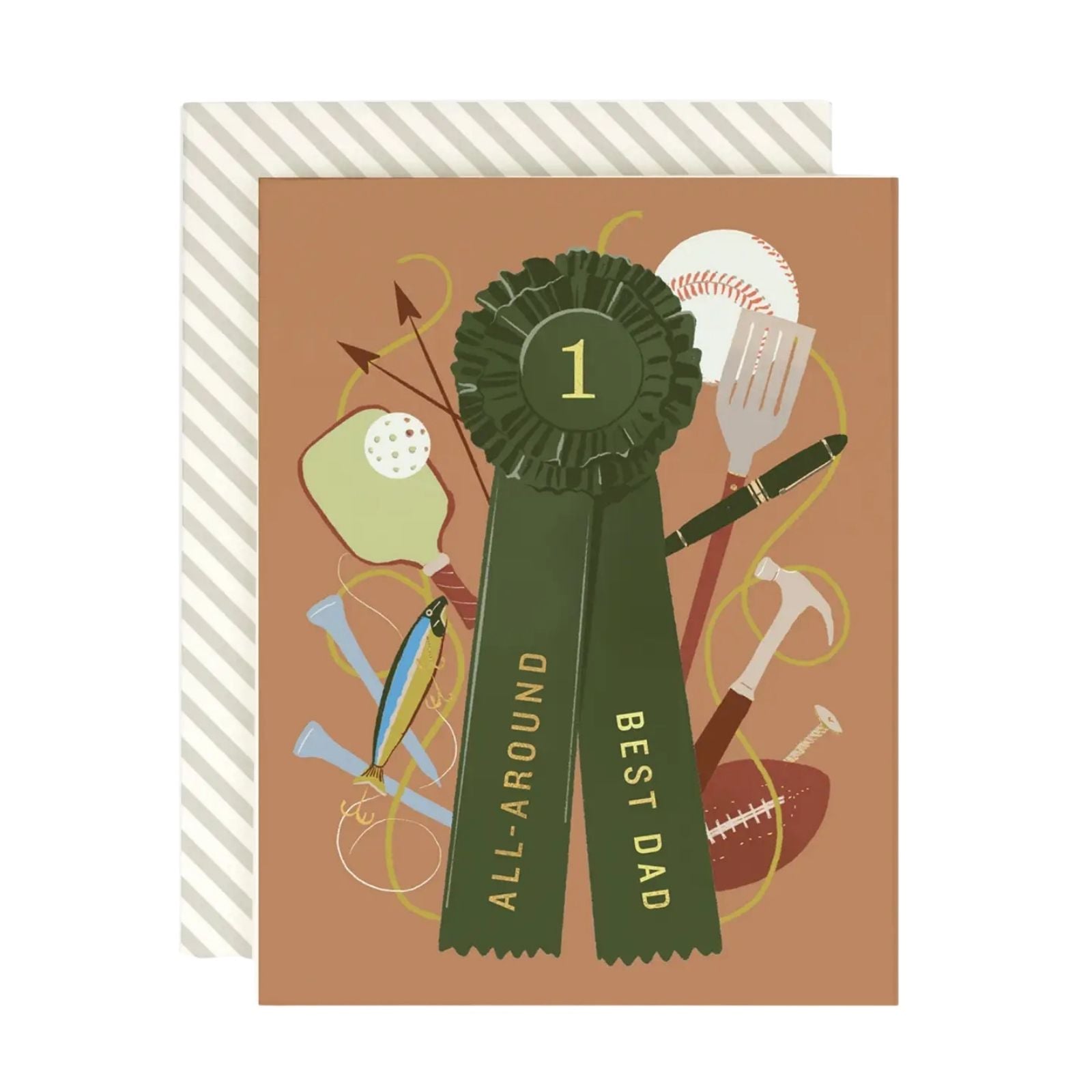 Dad Ribbon Greeting Card