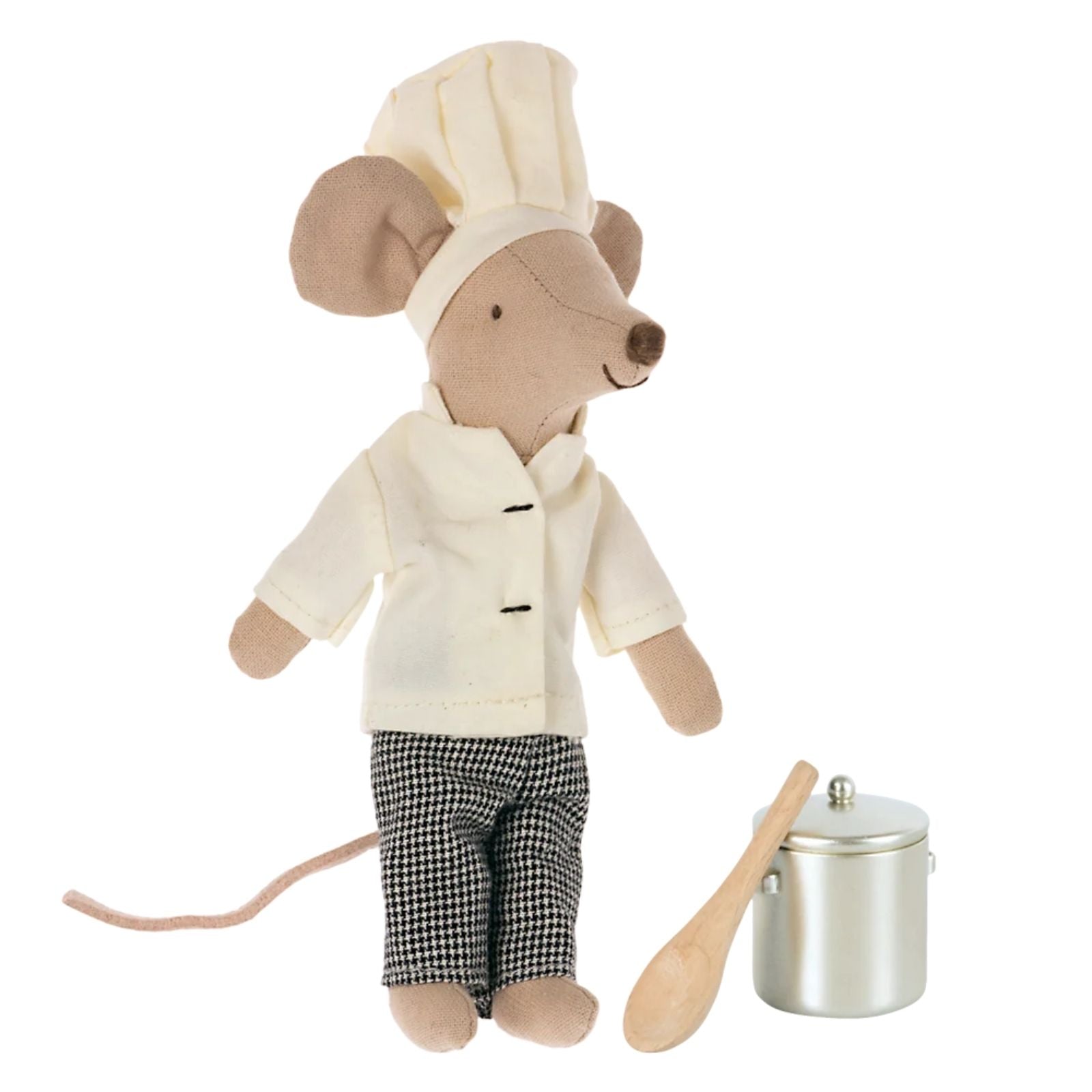 Chef mouse w. soup pot and spoon, Big brother
