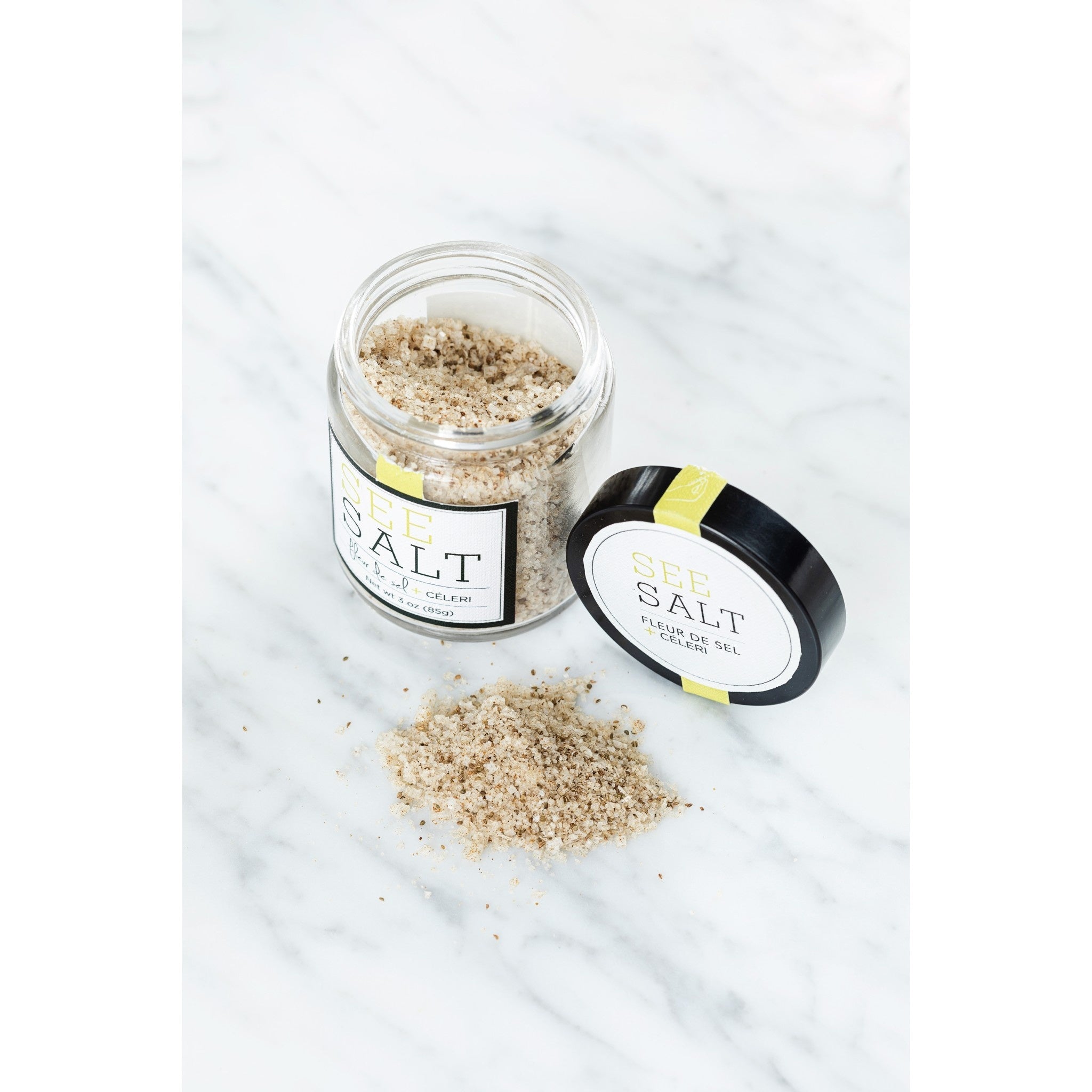 Celeri and Fleur de Sel Sea Salt