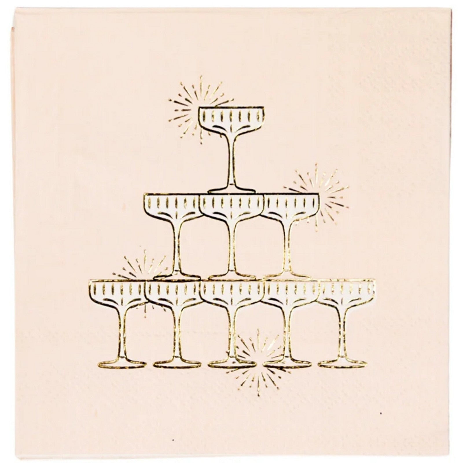 Champagne Tower Cocktail Napkins