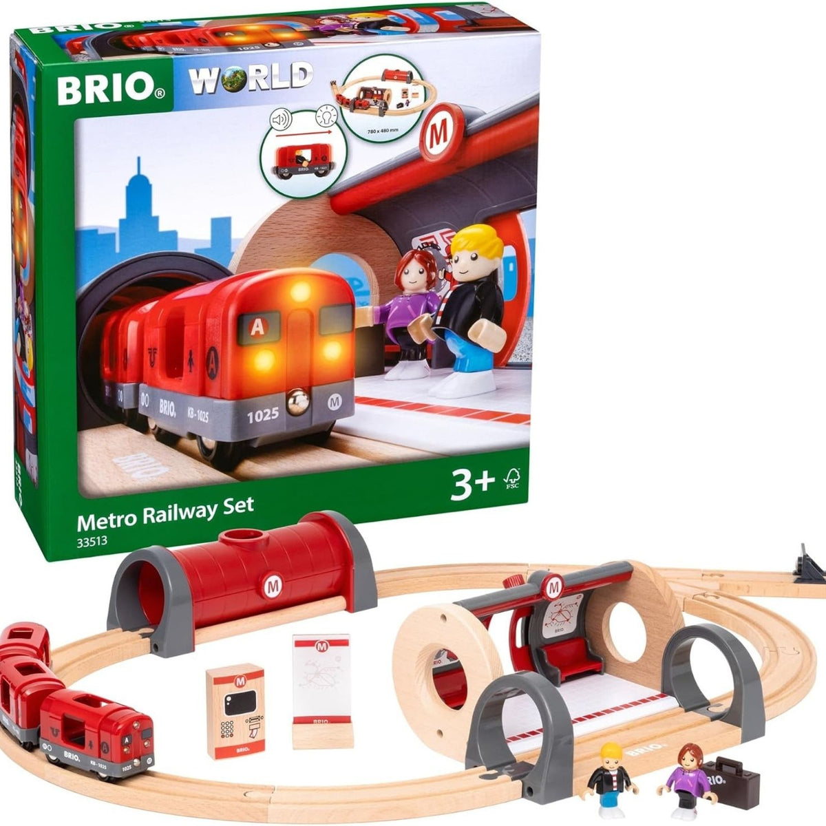 BRIO Metro Railway Set